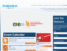 Tablet Screenshot of imedex.com
